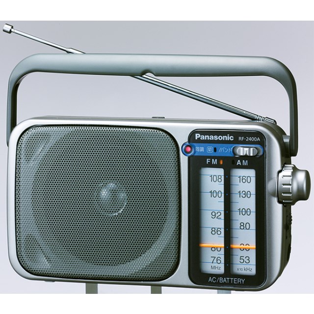 FM/AM 2バンドレシーバーシルバー