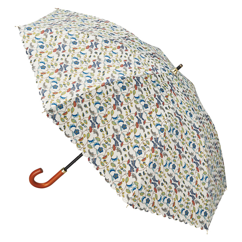 傘美人　晴雨兼用遮光パラソル(抽象花柄)