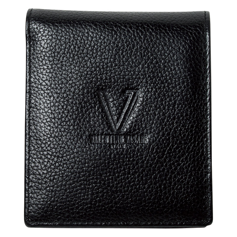 ヴァレンチノ・ヴァザーリ　二つ折り財布(ブラック)