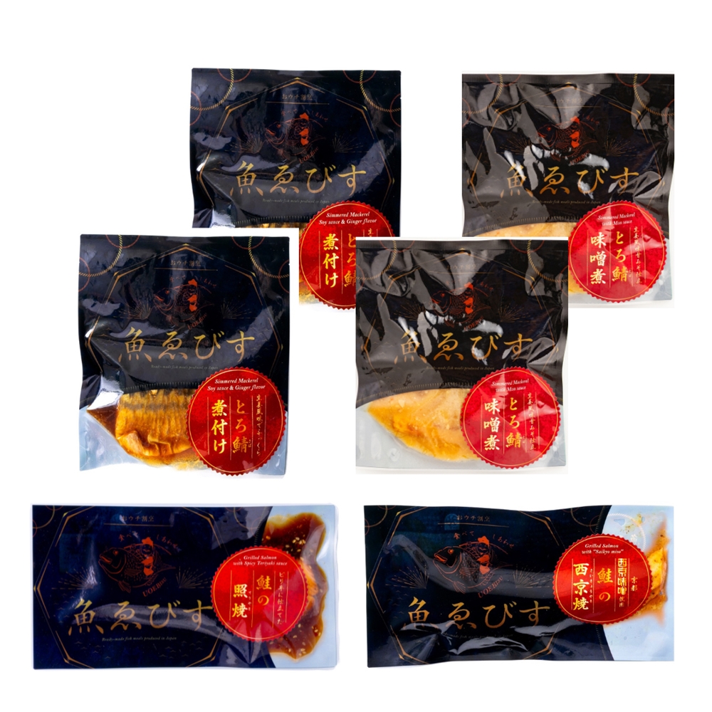 「魚匠えびす」 和の魚惣菜4種6点セット