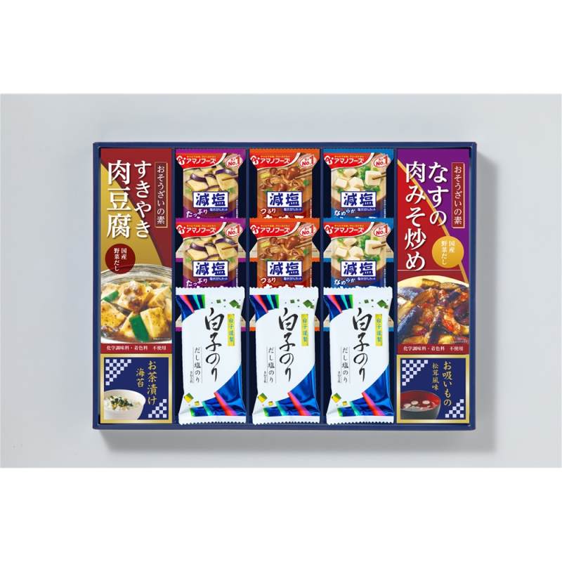 味之庵　キッコーマン＆アマノフーズ＆白子のり