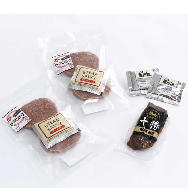 北海道　ローストビーフ＆十勝清水牛ハンバーグセット