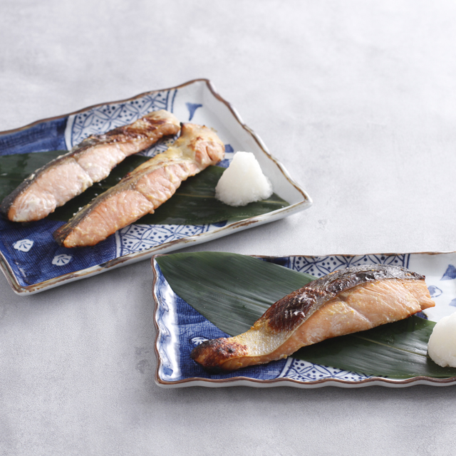 北海道 羅臼産秋鮭の漬魚味比べ
