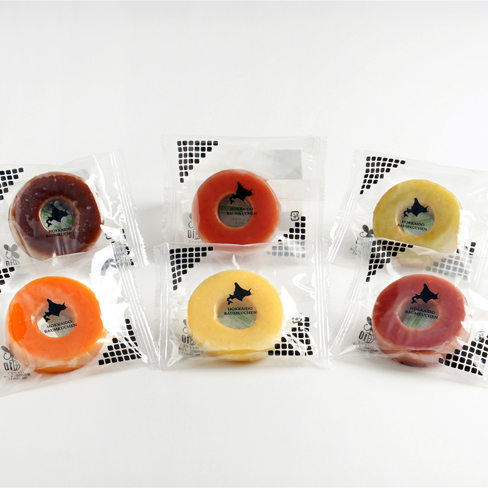 北海道 カラフルバウム6個セット