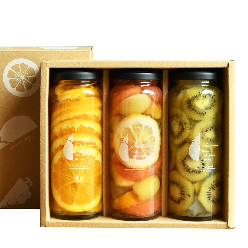 大阪 「idsumiピクルス」 フルーツコンポート3本セット