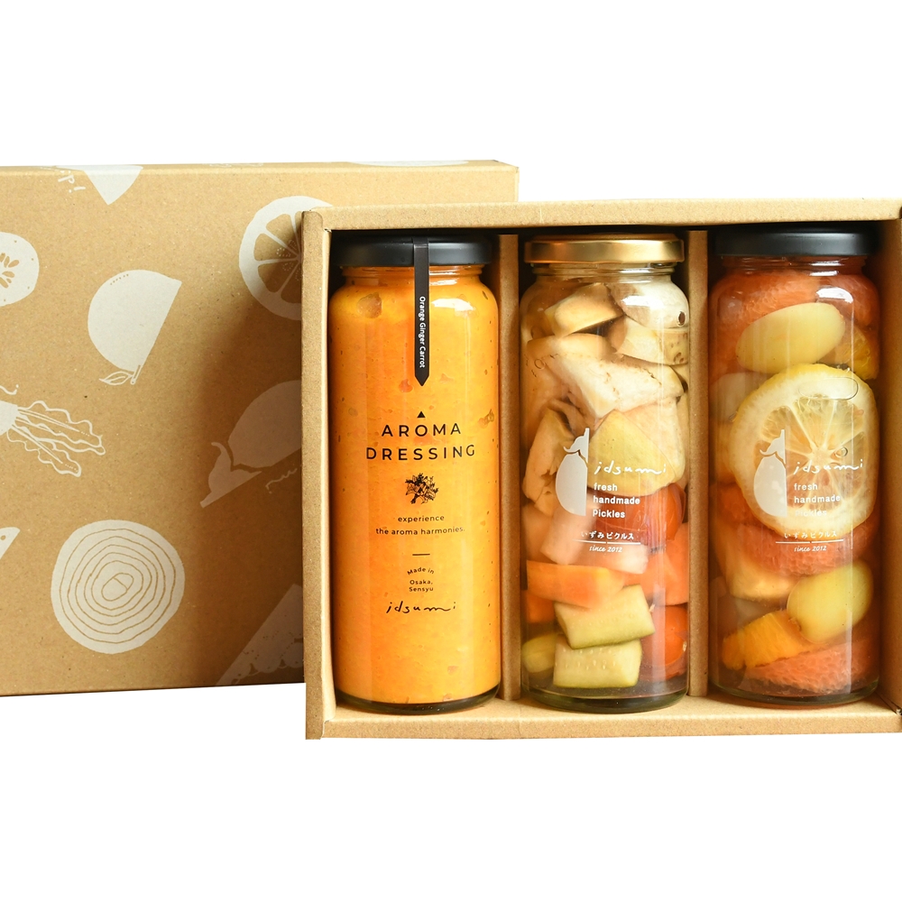 大阪 「idsumiピクルス」 アソート3本セット