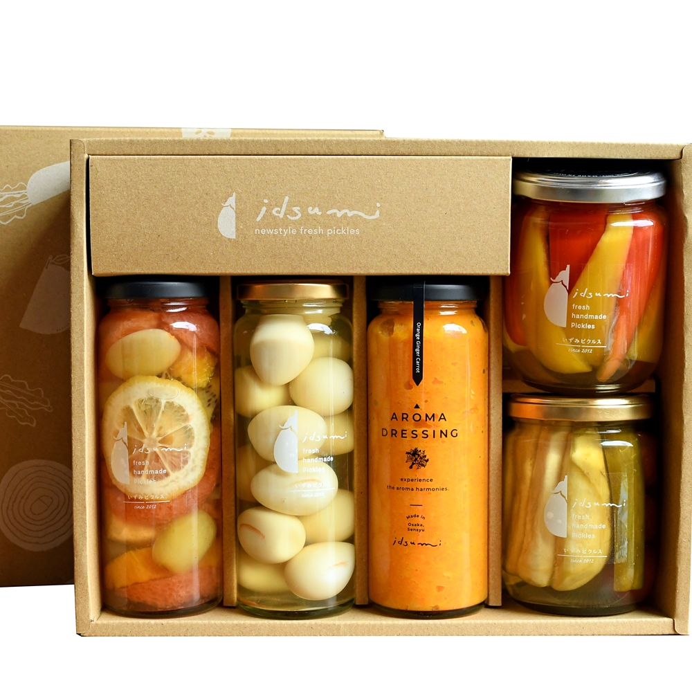 大阪 「idsumiピクルス」 ピクルス、ドレッシング5本セット