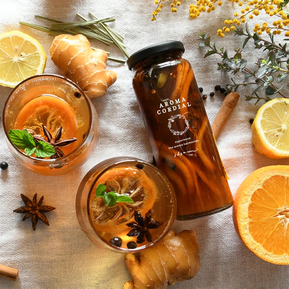 大阪 「idsumiピクルス」 フルーツコンポート、アロマコーディアル7本セット