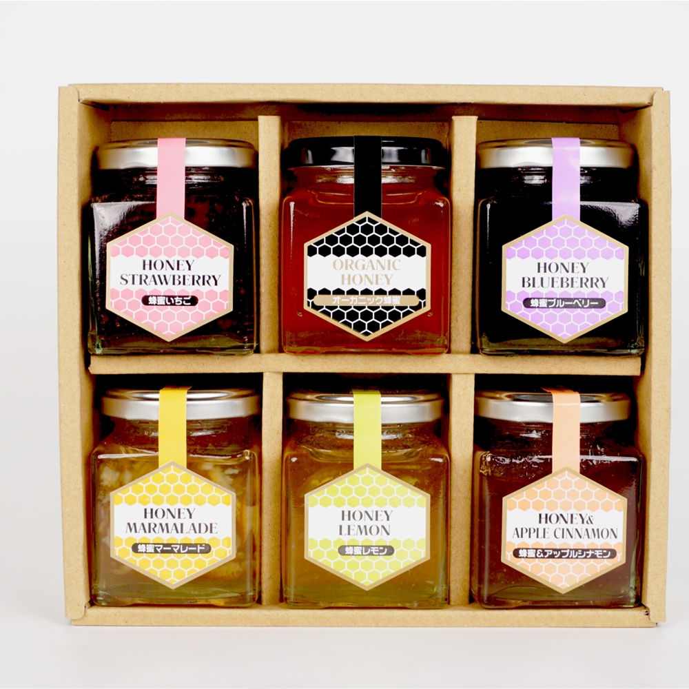 大阪 「久保養蜂園」 キューブハニージャムセット
