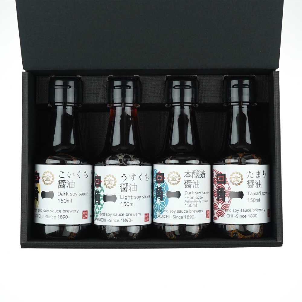 岐阜 「角一」 飛騨醤油ミニボトル4種セット