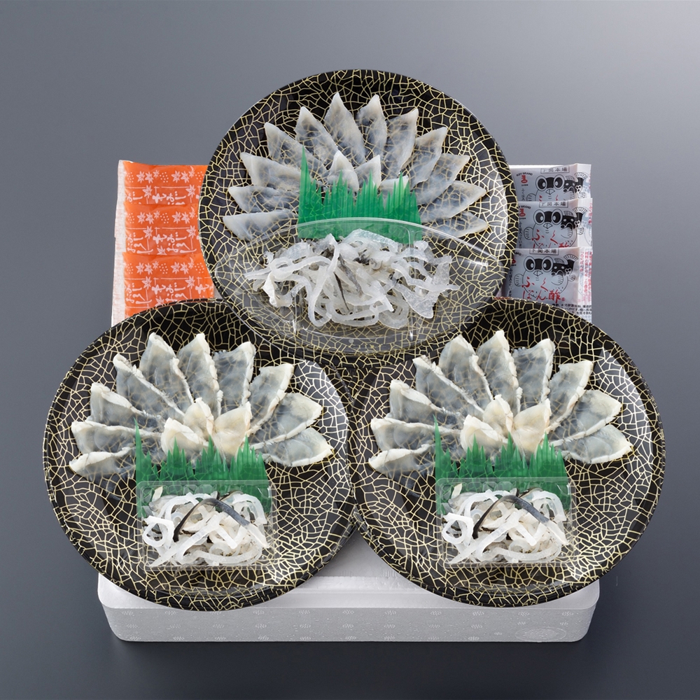 山口 「関とら本店」 ふく刺身セット