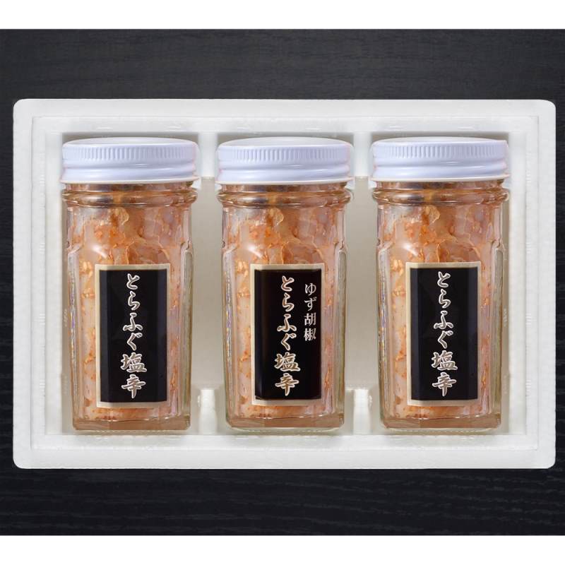 山口 「関とら本店」 とらふく塩辛3本セット