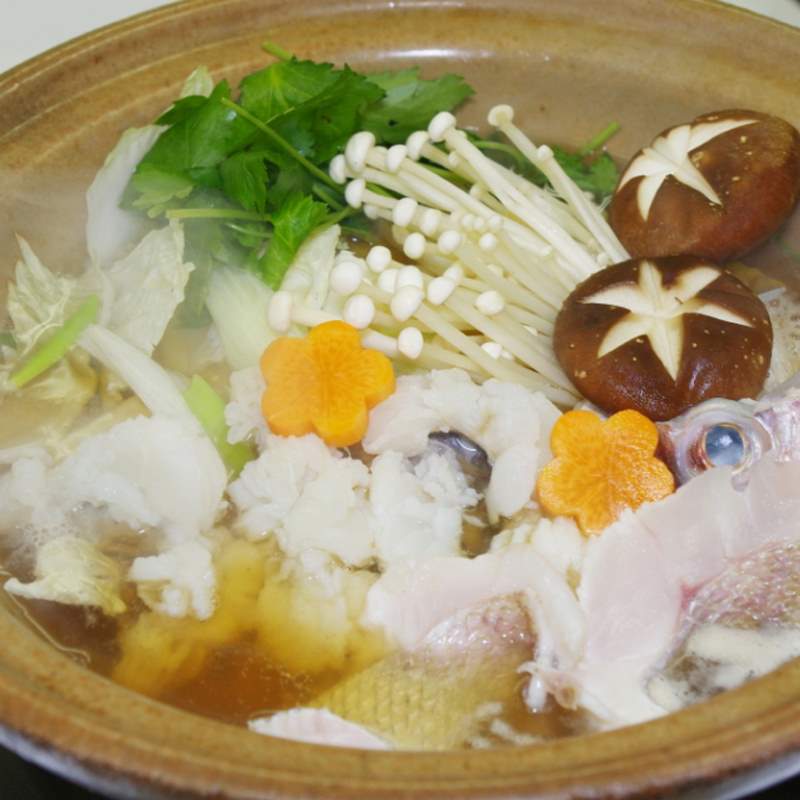 徳島　「吟月」　鳴門鯛の鍋