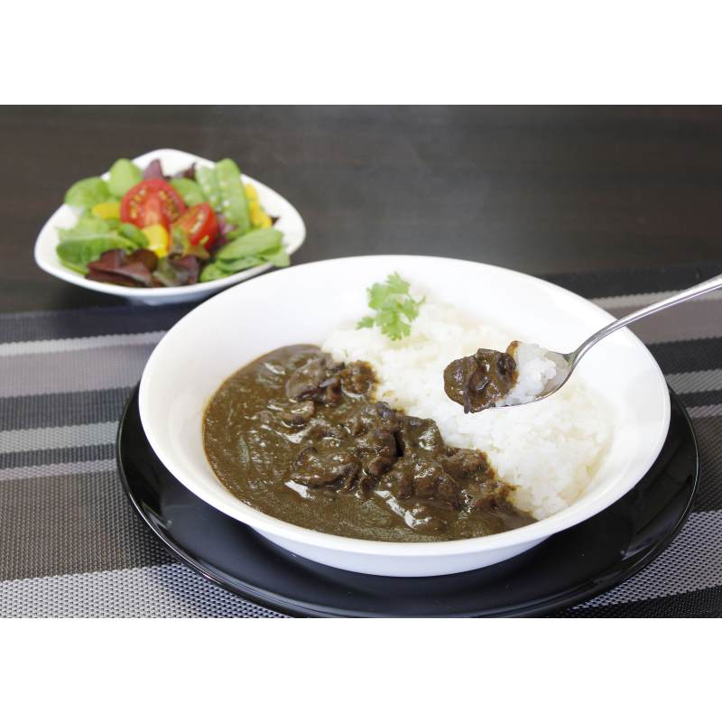 京都 町家フレンチ「旬風庵」 牛タンと黒ゴマのカレー5食セット