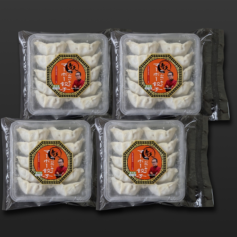 奈良  「中華処　青天」 四川山椒が香る　マーボー餃子セット