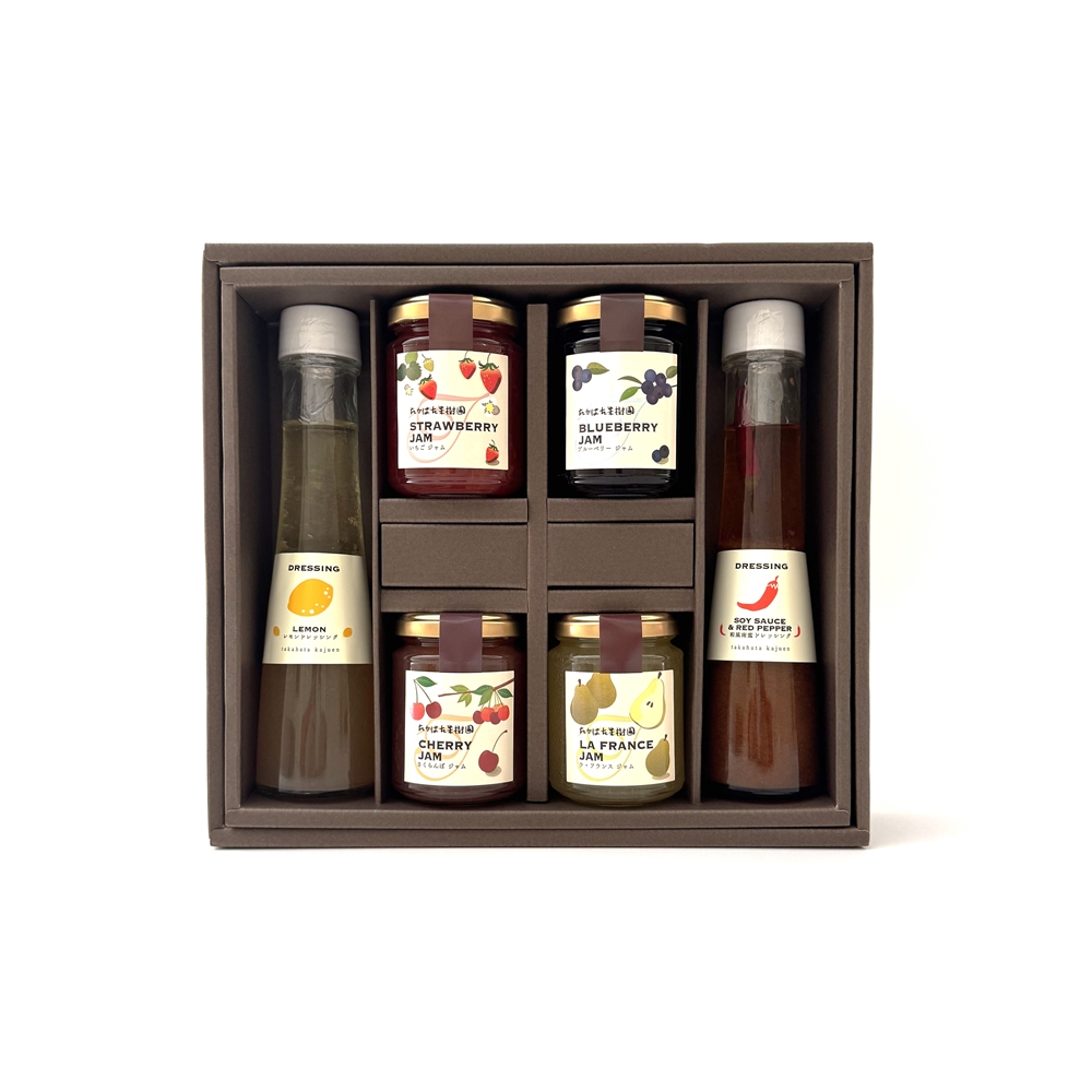 山形 「たかはた果樹園」 ジャム&ドレッシングセット