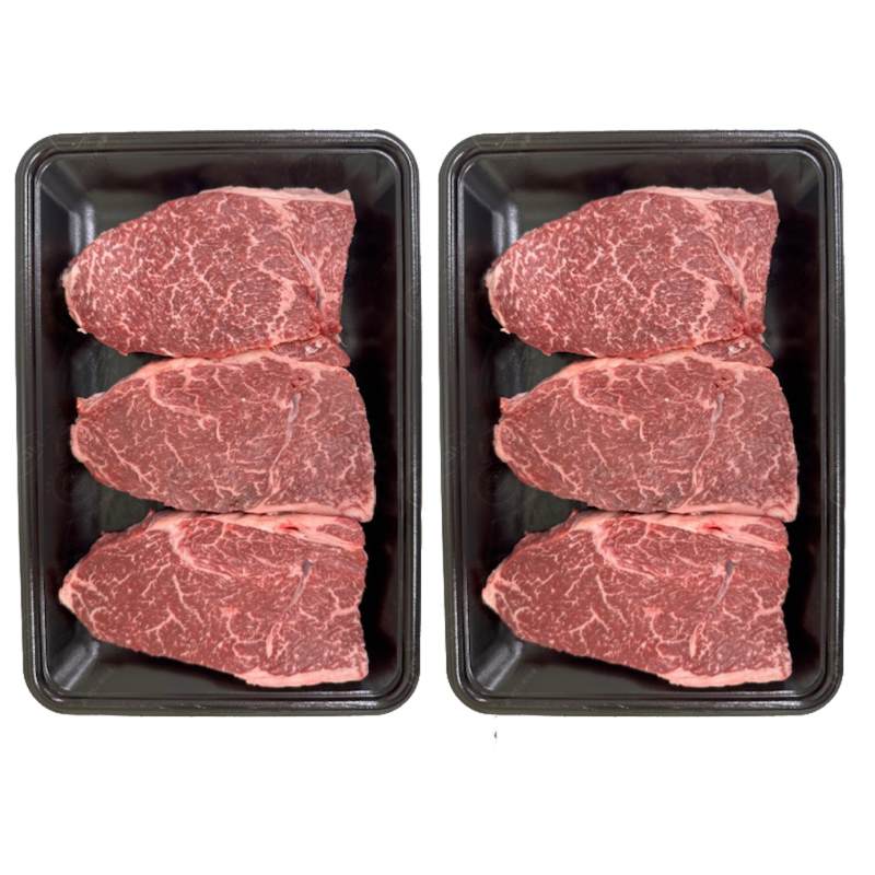 山形　米沢牛　ステーキ用(もも)6枚 計840ｇ