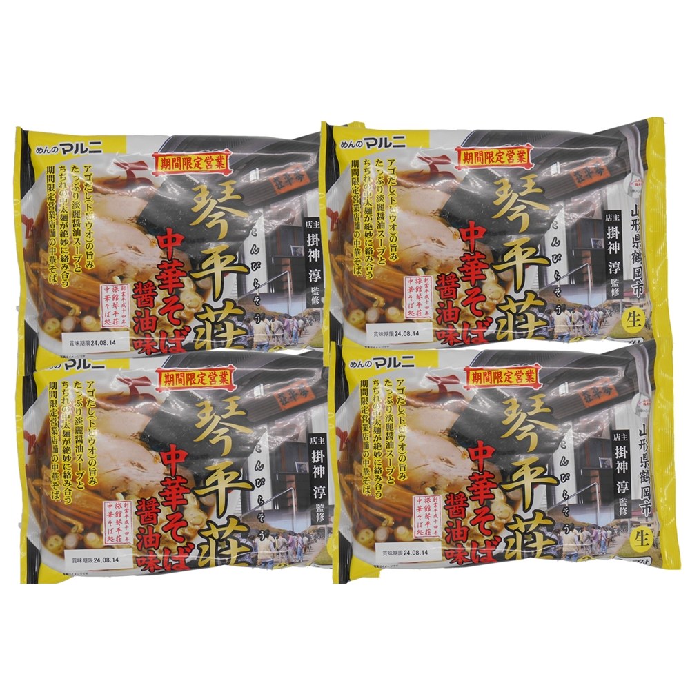 山形 「琴平荘」 中華そばセット