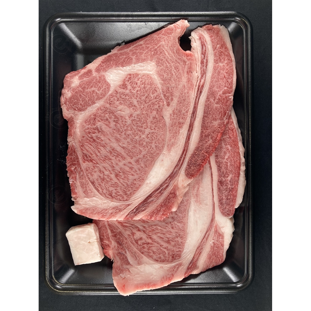 大阪 「萬野屋」 萬野和牛ロースステーキ2枚(計400g)