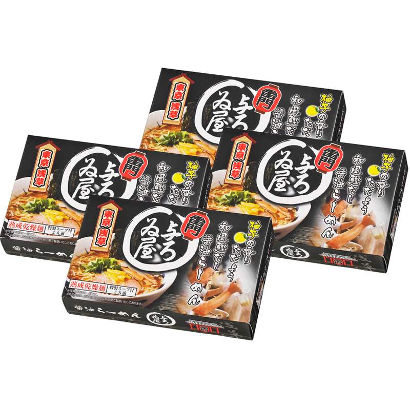 東京ラーメン 「与ろゐ屋」 醤油味 乾麺8食