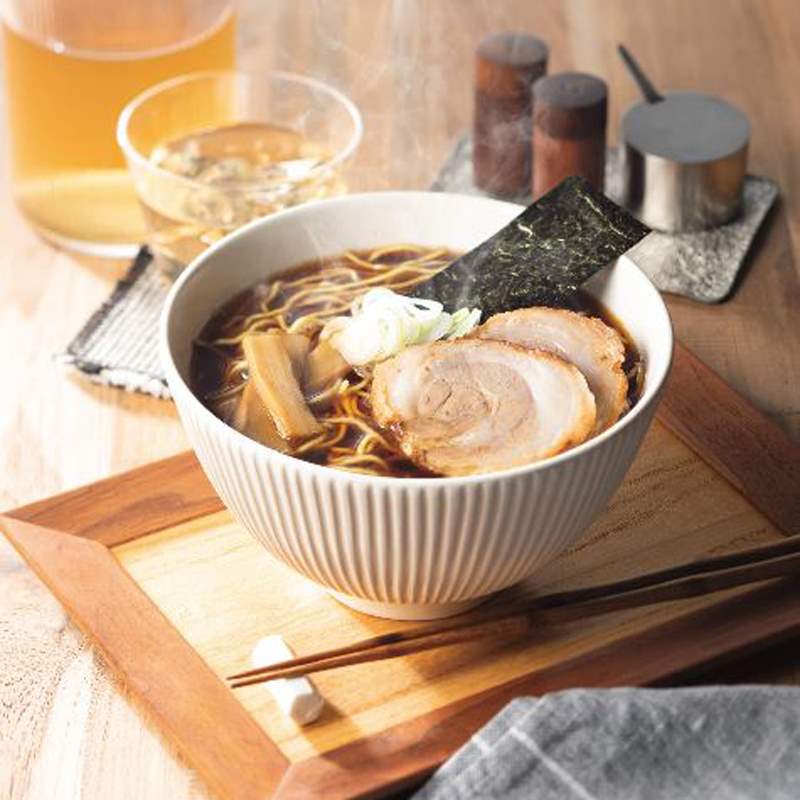 富山ブラックラーメン「いろは」醤油味　乾麺16食
