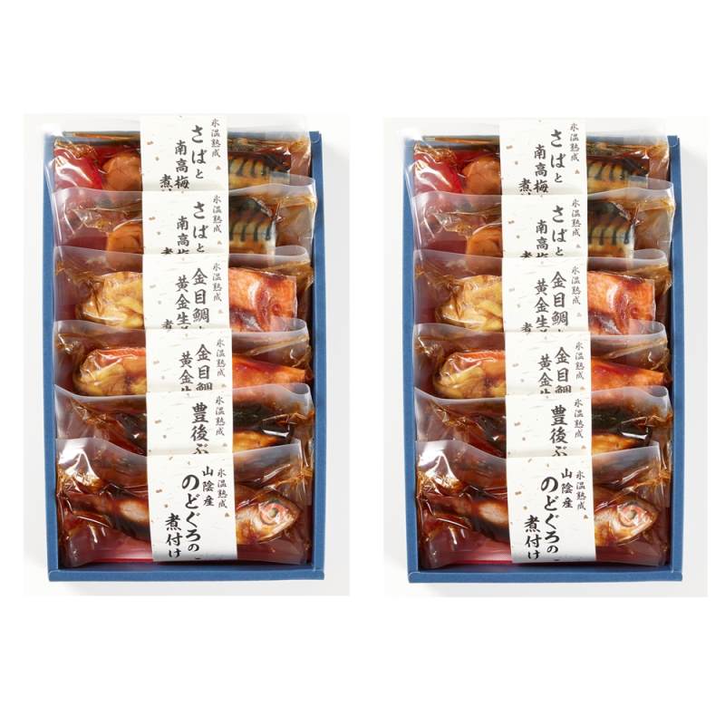 鳥取 「山陰大松」 氷温熟成 お魚惣菜ギフトセット(和の心)4種6切(×2セット)