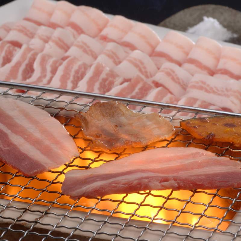 山形県食肉公社認定 山形豚 バラ焼肉(800g)