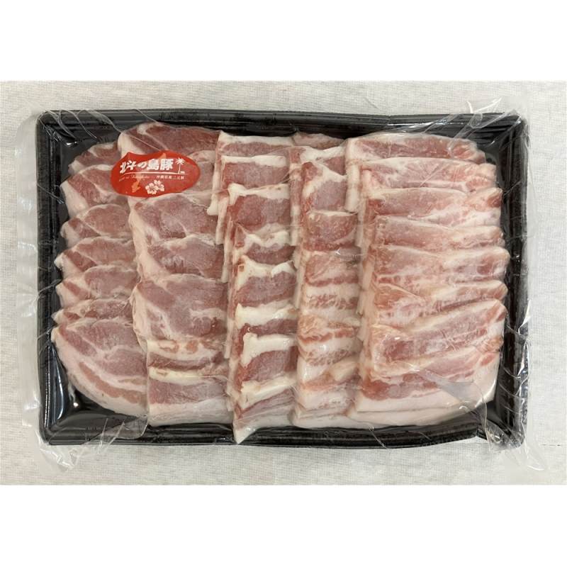 沖縄　北斗の島豚バラ焼肉(600ｇ)
