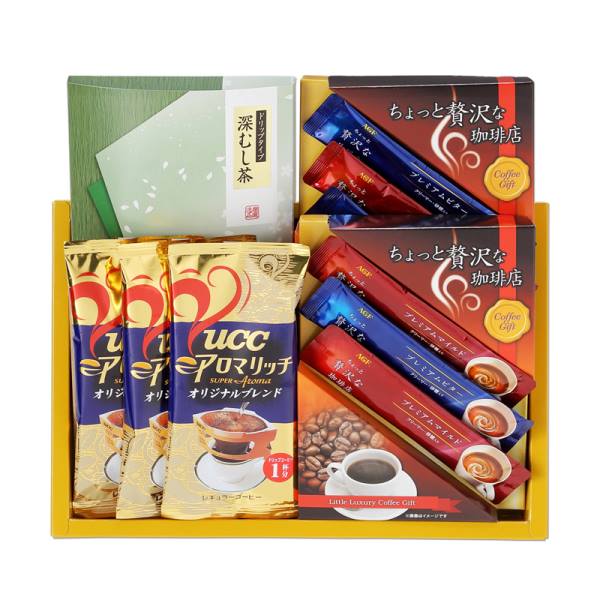 AGF・UCCコーヒー・ドリップ緑茶