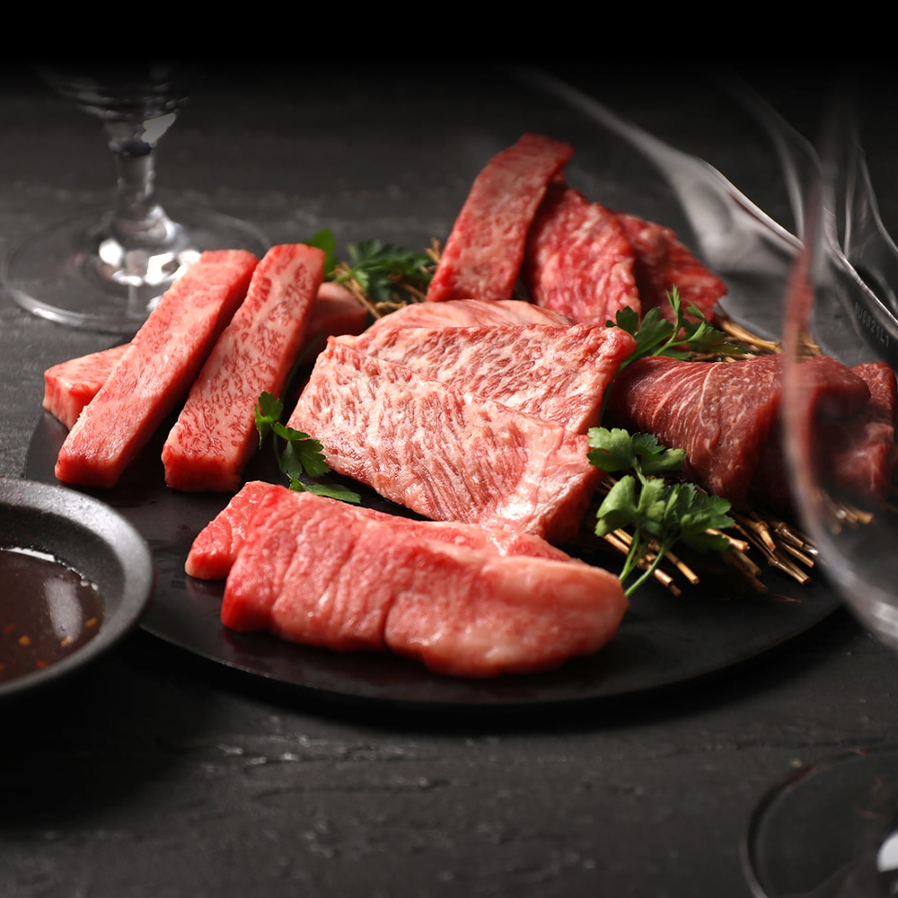 香川　真空密封 オリーブ牛5種焼肉＆ハンバーグセット