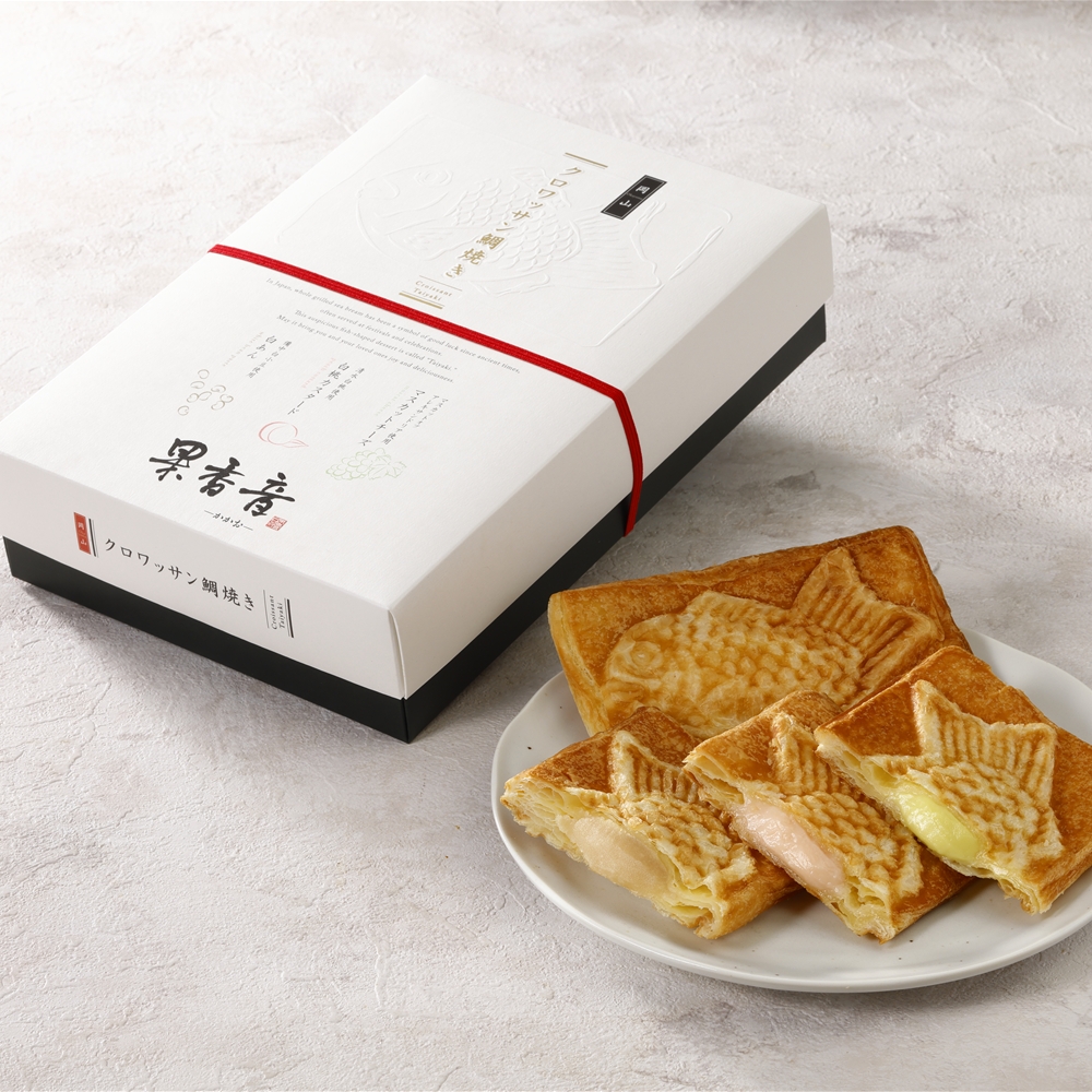 岡山　クロワッサン鯛焼き　3種ギフトセット