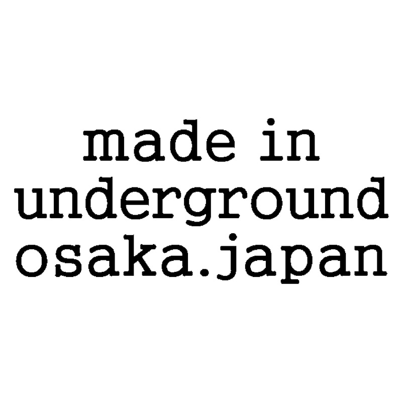 made　in　underground　osaka．japanヌメ革財布