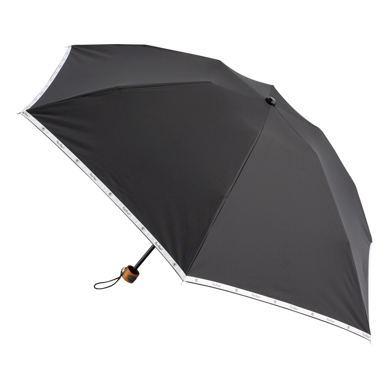 トロイブロス晴雨兼用1級遮光丸ミニ傘(ブラック)