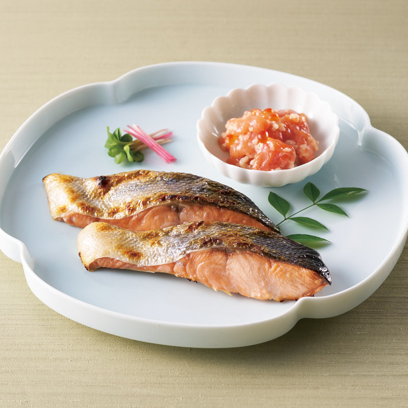 北海道産新巻鮭&鮭といくらの糀漬(石狩味)