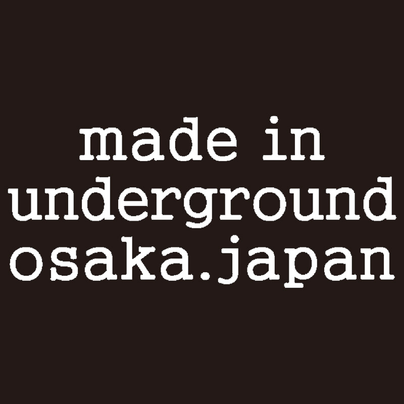 made　in　underground　osaka．japanオイルヌメ革パスケース