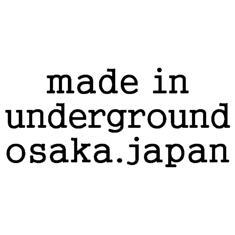 made　in　underground　osaka．japanヌメ革財布