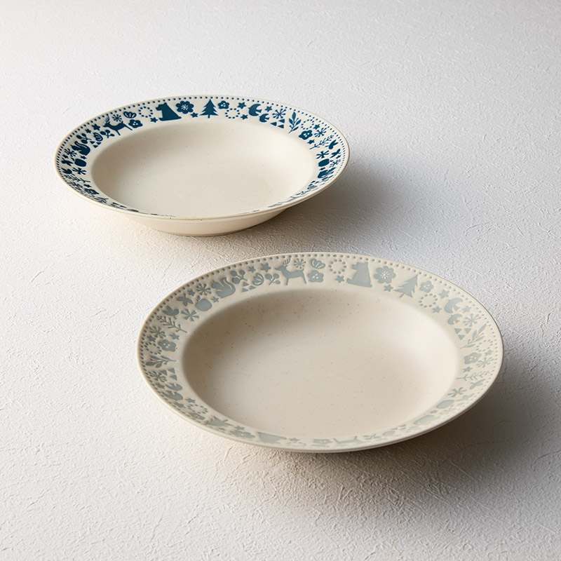 森の仲間たち　　深皿ペア