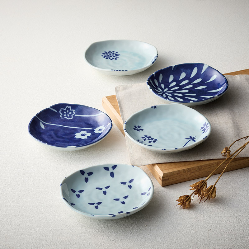 江戸小粋なごみ銘々皿5枚揃