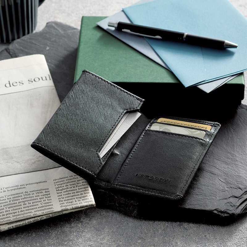 ヴァレンティノクリスティ　　名刺入れ(ブラック)