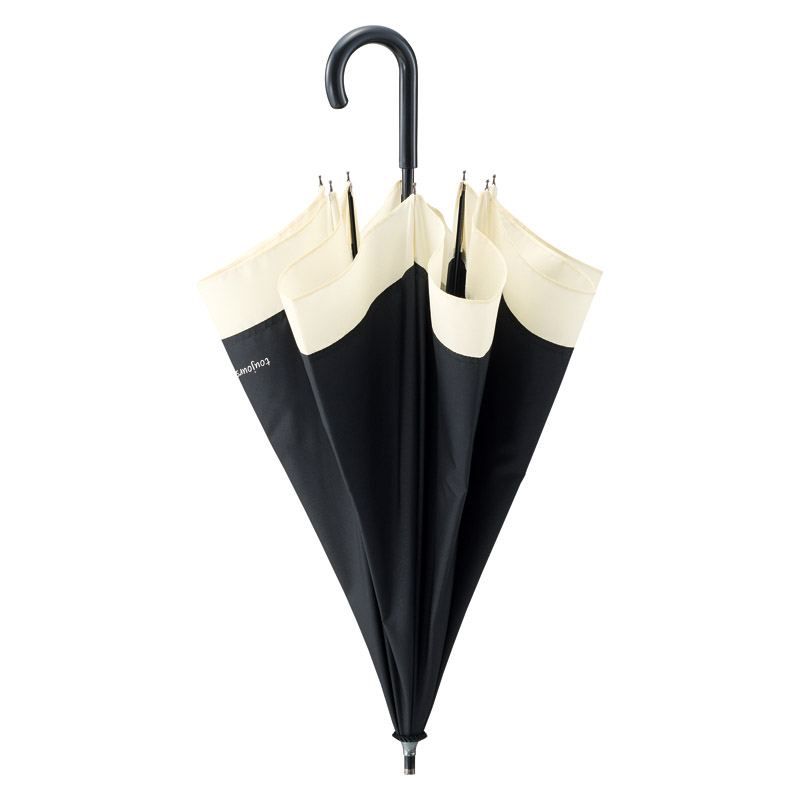 トゥジュールアンサンブル　　晴雨兼用パラソル(ブラック)