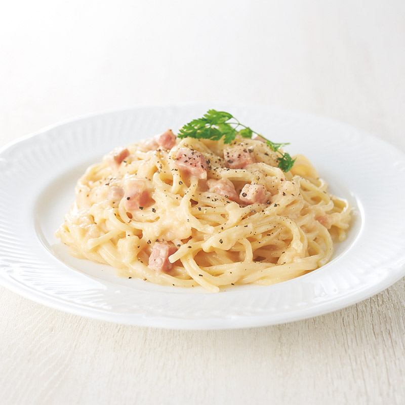 ベーコンのカルボナーラソース