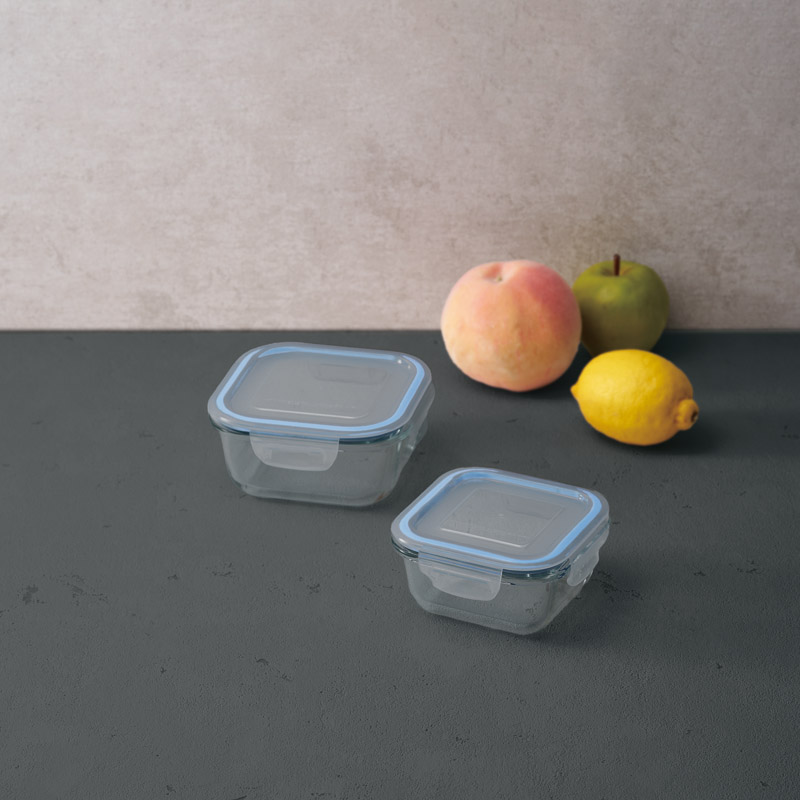 レッシュ　　耐熱ガラス容器3点セット