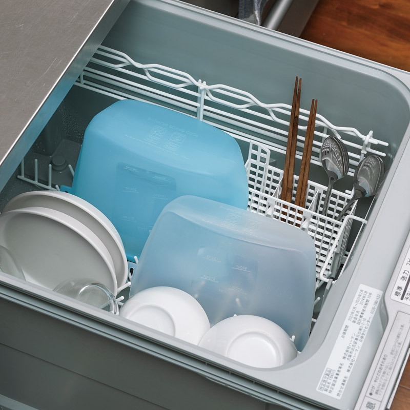 くり返し使えるシリコン保存バッグ