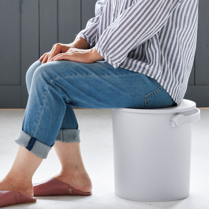 座れる丸型収納 フェルマー(1P)