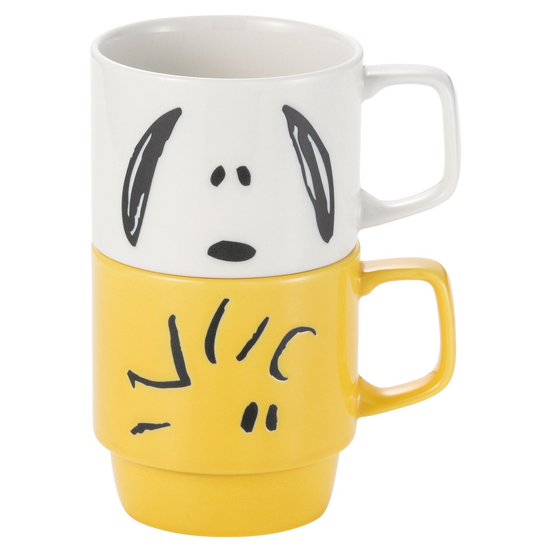 ピーナッツ　〈スタックマグ〉　ペアマグセット