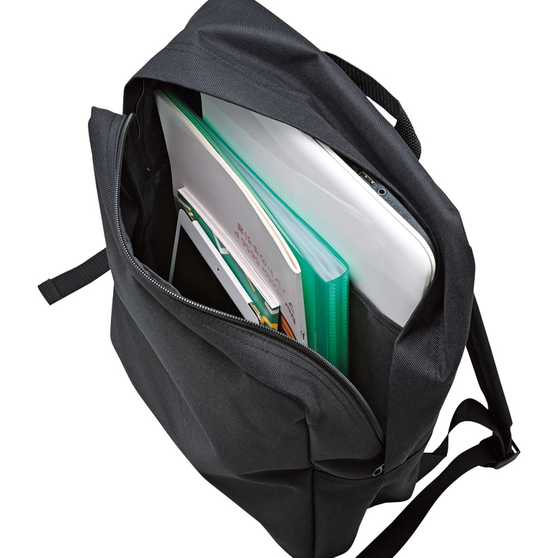 ビジネスリュック(PC対応)(ブラック)