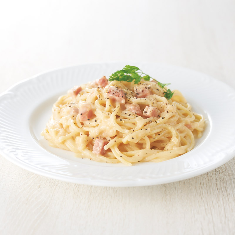 ベーコンのカルボナーラソース