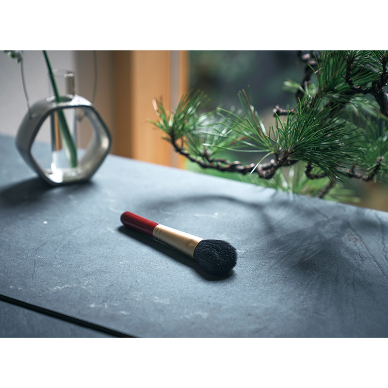 熊野化粧筆 筆の心 チークブラシ(ショート)