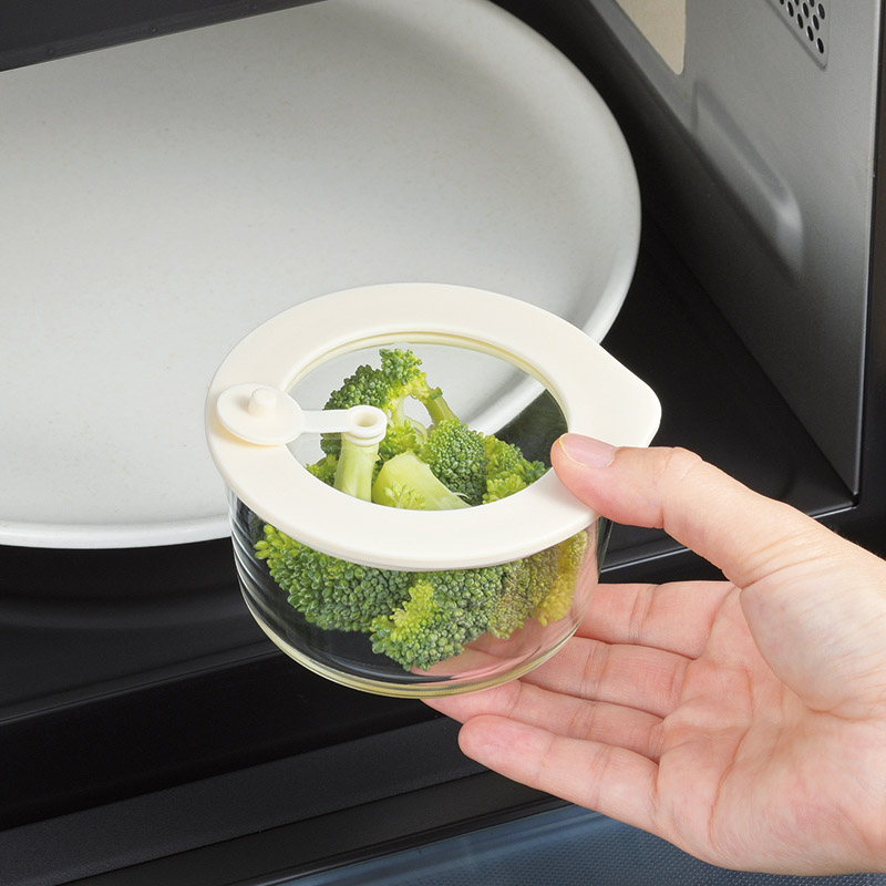 電子レンジ対応NEWグラスコンテナ2pcs