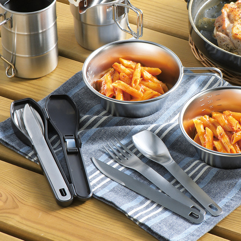 郷技　　カトラリー3pcsセット(ケース付)